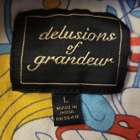 Men's Graphic Crewneck Sweater - Multicolor - Picture 2 of 4